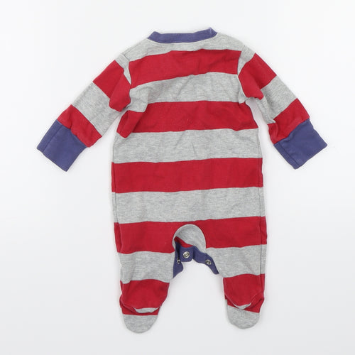 NEXT Baby Grey Striped  Babygrow One-Piece One Size