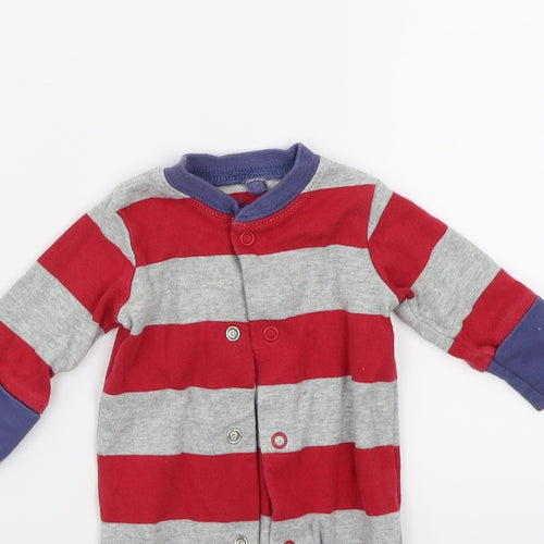 NEXT Baby Grey Striped  Babygrow One-Piece One Size