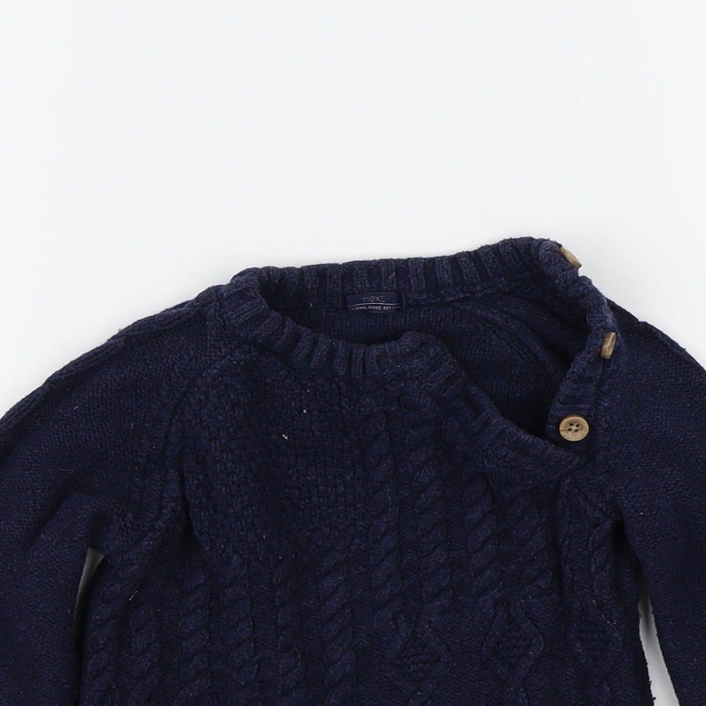 NEXT Boys Blue   Pullover Jumper Size 24 Months