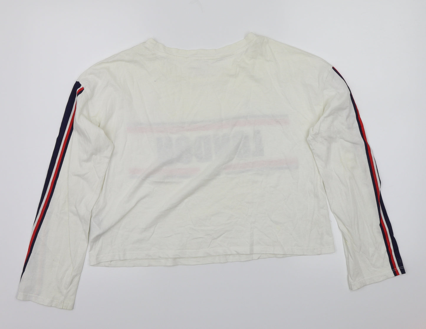 H&M Girls Ivory   Basic T-Shirt Size 14 Years