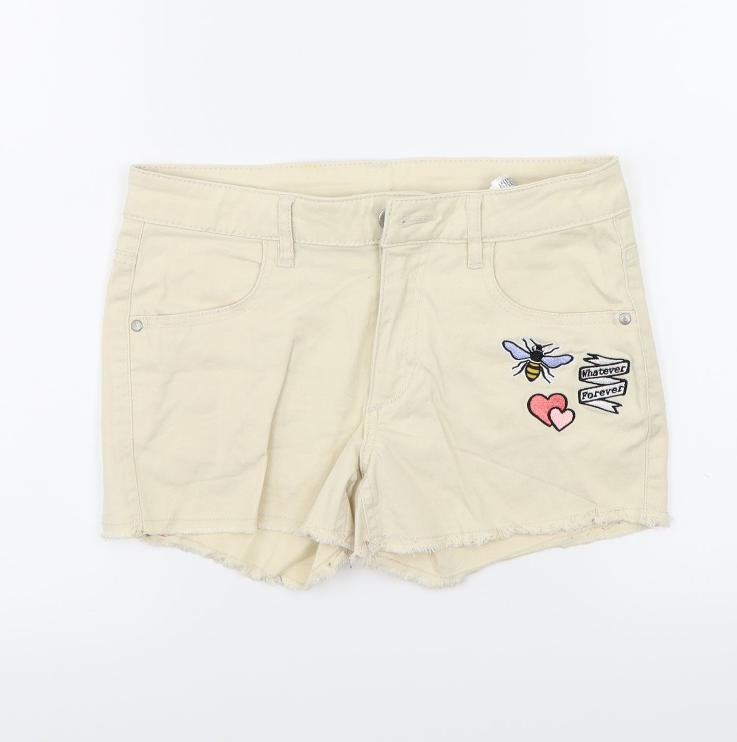 H&M Girls Beige   Bermuda Shorts Size 12 Years