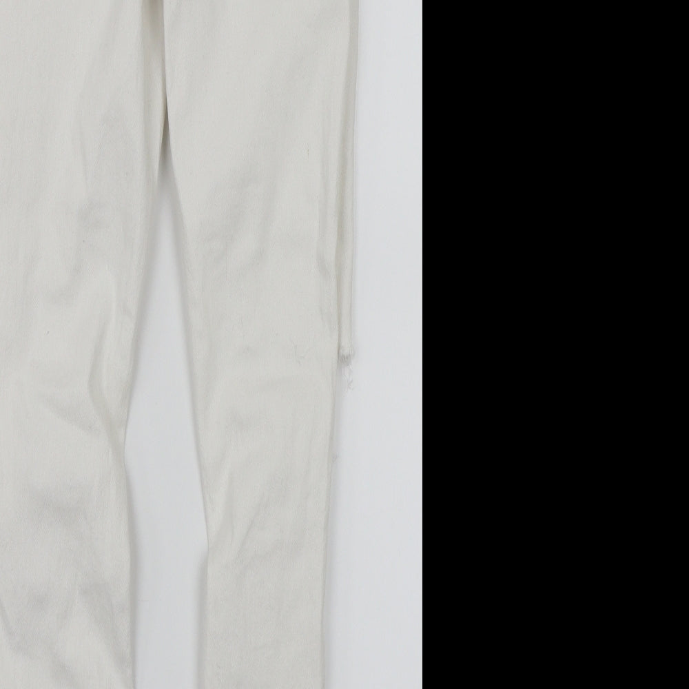 Parisian Womens White   Skinny Jeans Size 6 L27 in