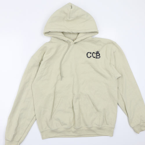 Gildan Womens Beige   Pullover Hoodie Size M