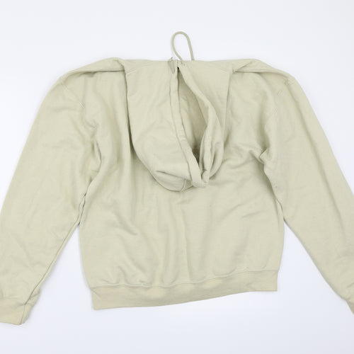 Gildan Womens Beige   Pullover Hoodie Size M