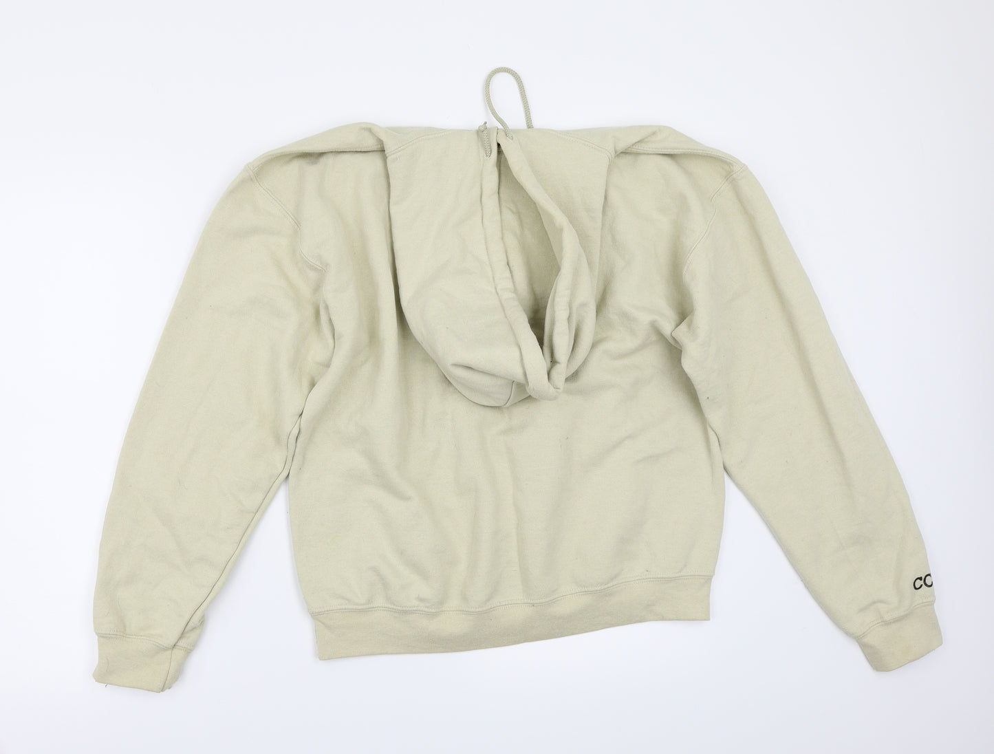 Gildan Womens Beige   Pullover Hoodie Size M