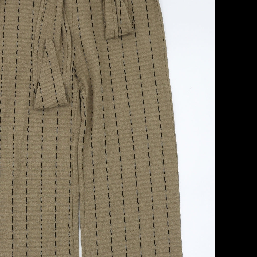 Zara Womens Brown   Trousers  Size M L29.5 in
