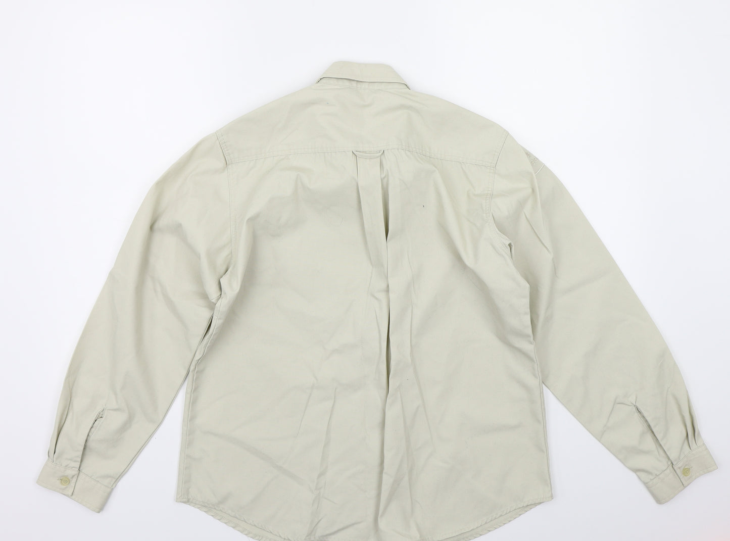 scoul days Womens Beige   Basic Button-Up Size M