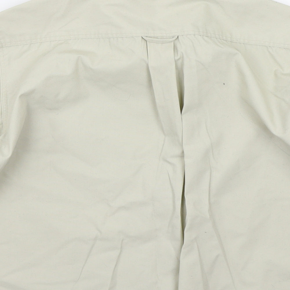 scoul days Womens Beige   Basic Button-Up Size M