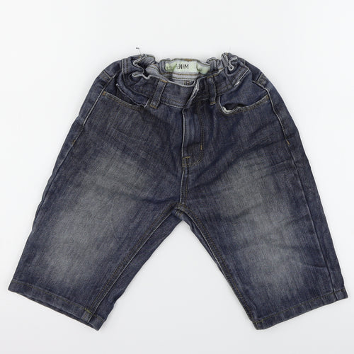 deniem & co Girls Blue   Cut-Off Shorts Size 8-9 Years