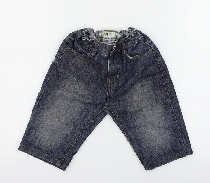 deniem & co Girls Blue   Cut-Off Shorts Size 8-9 Years