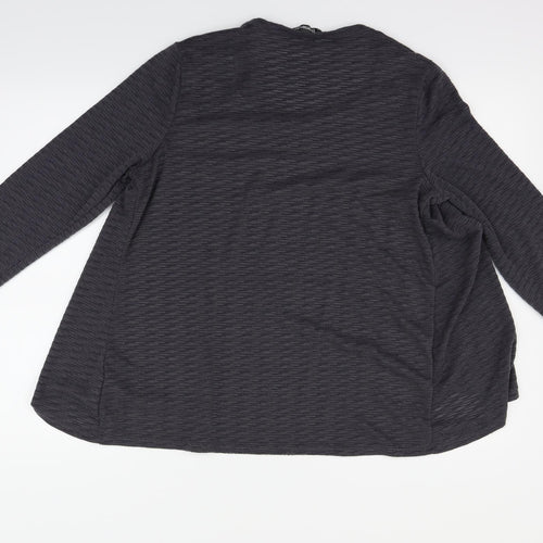 Bonmarché Womens Grey   Pullover Jumper Size 14