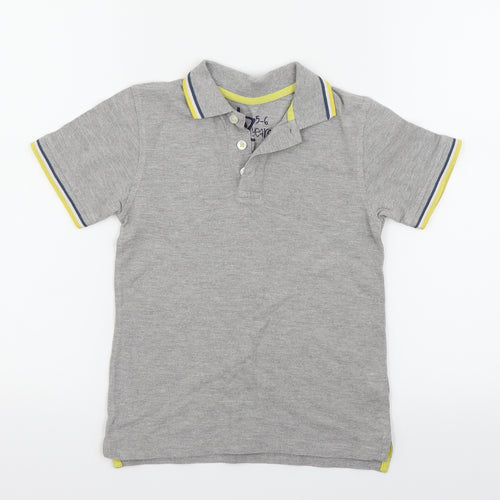 Debehams Girls Grey   Basic T-Shirt Size 5-6 Years