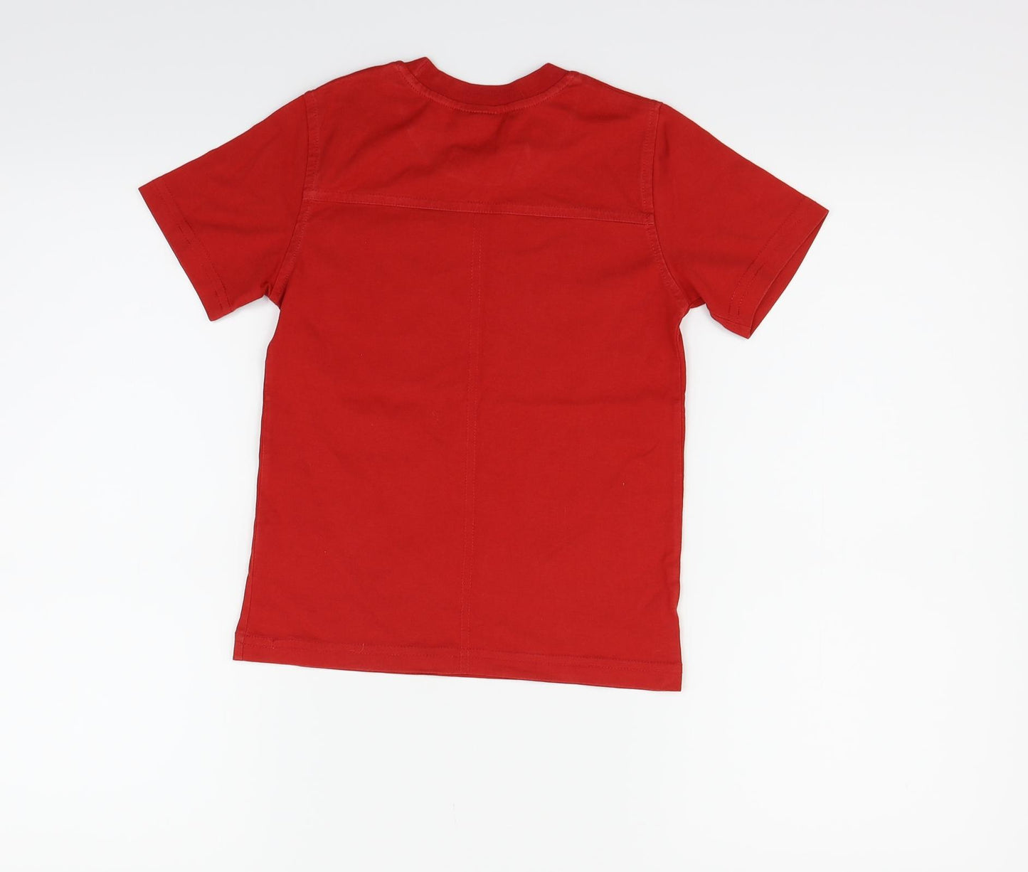 George Girls Red   Basic T-Shirt Size 5-6 Years  - cars