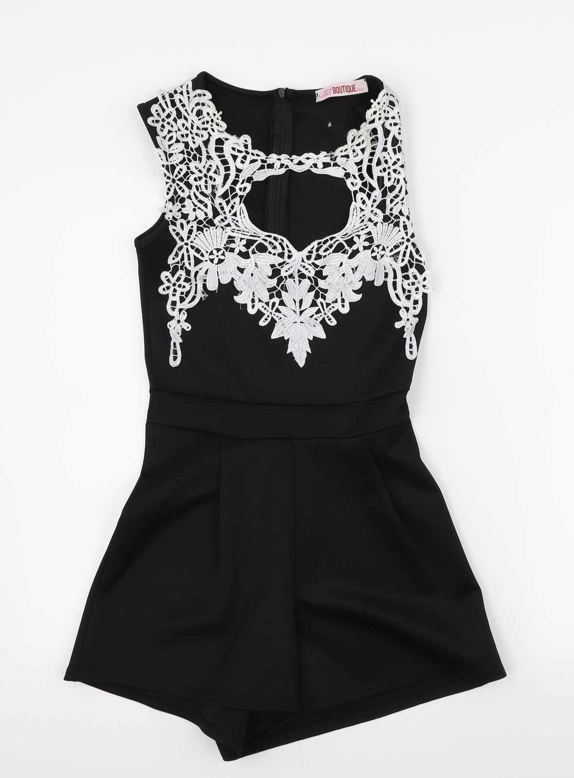 Boutique Womens Black   Jumpsuit One-Piece Size 8