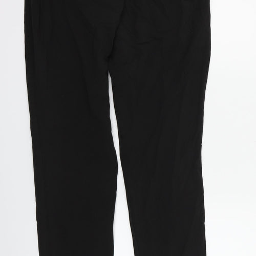 M&Co Womens Black   Trousers  Size 12 L31 in