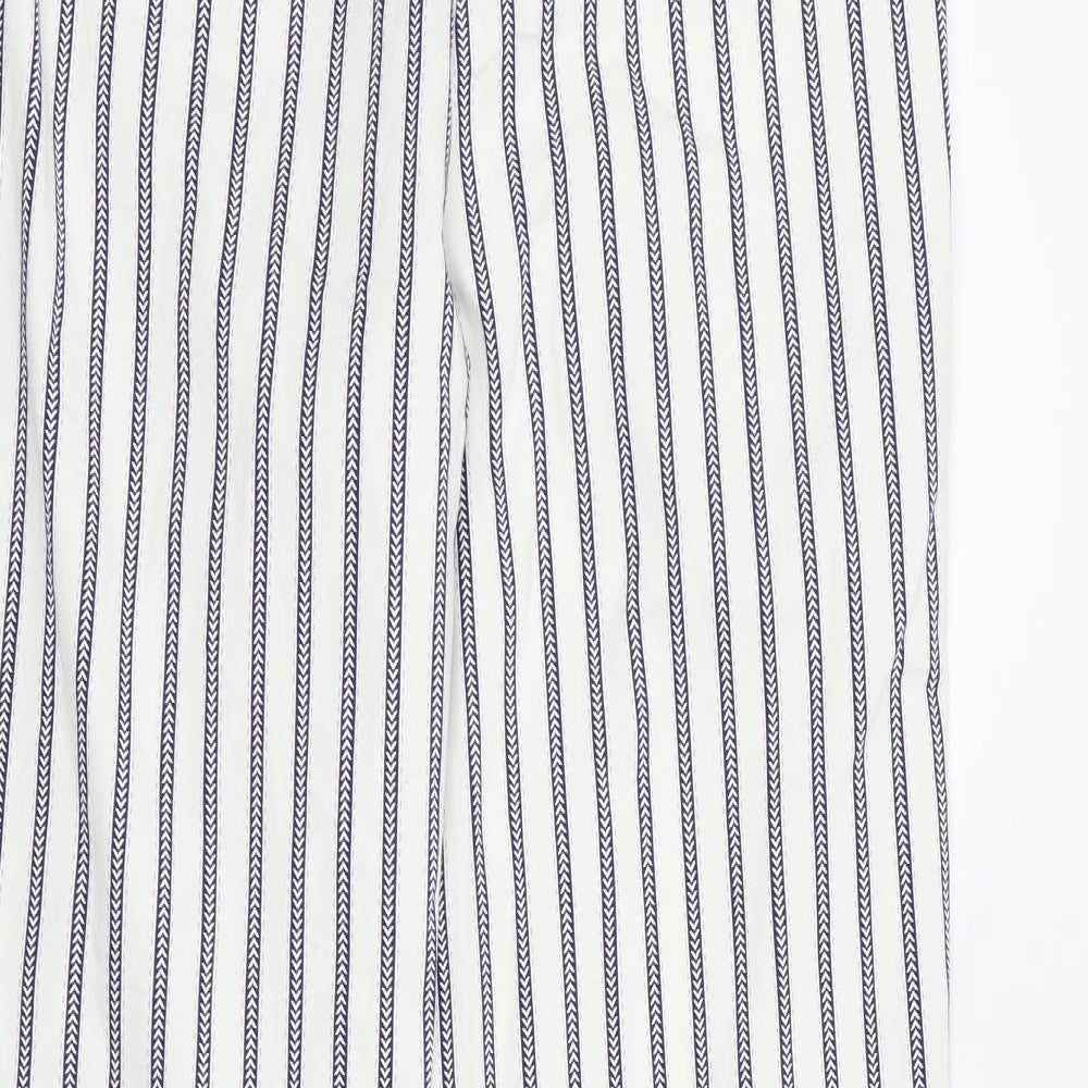 Tu Woman Womens White   Trousers  Size 12 L25 in