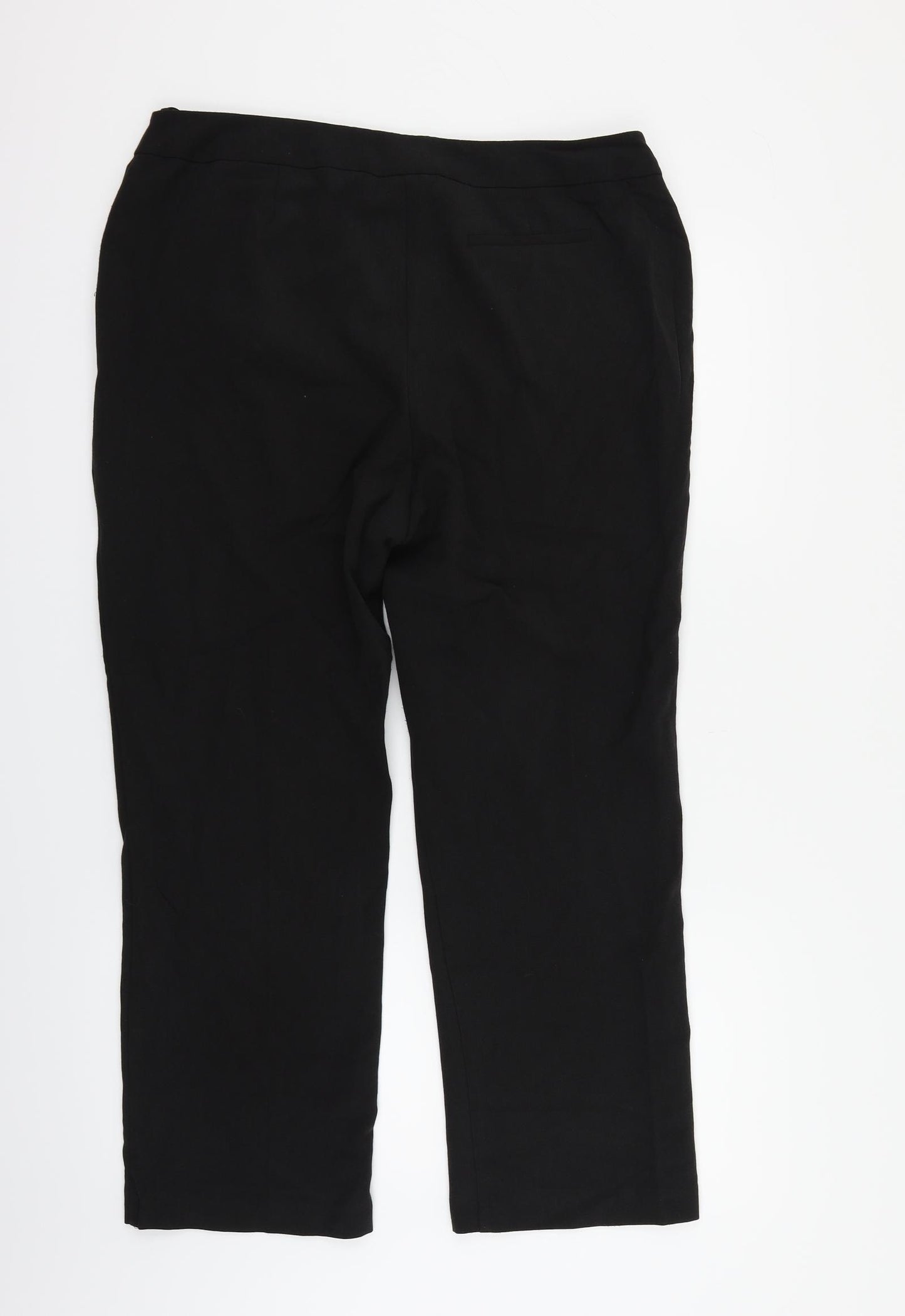 BHS Womens Black   Trousers  Size 14 L29 in