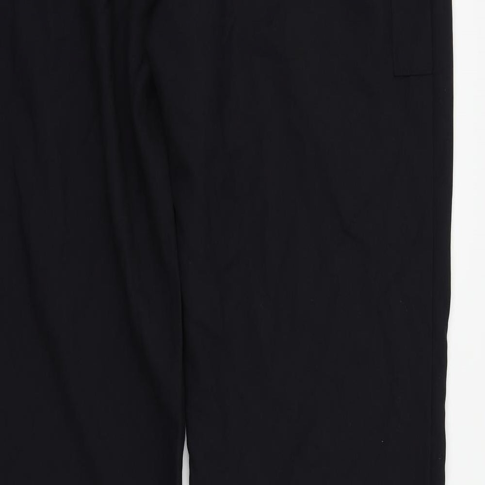 Preworn Mens Black   Trousers  Size 18 L35 in