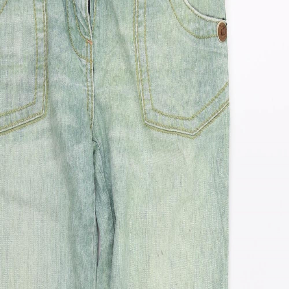NEXT Womens Green   Straight Jeans Size 10 L31 in