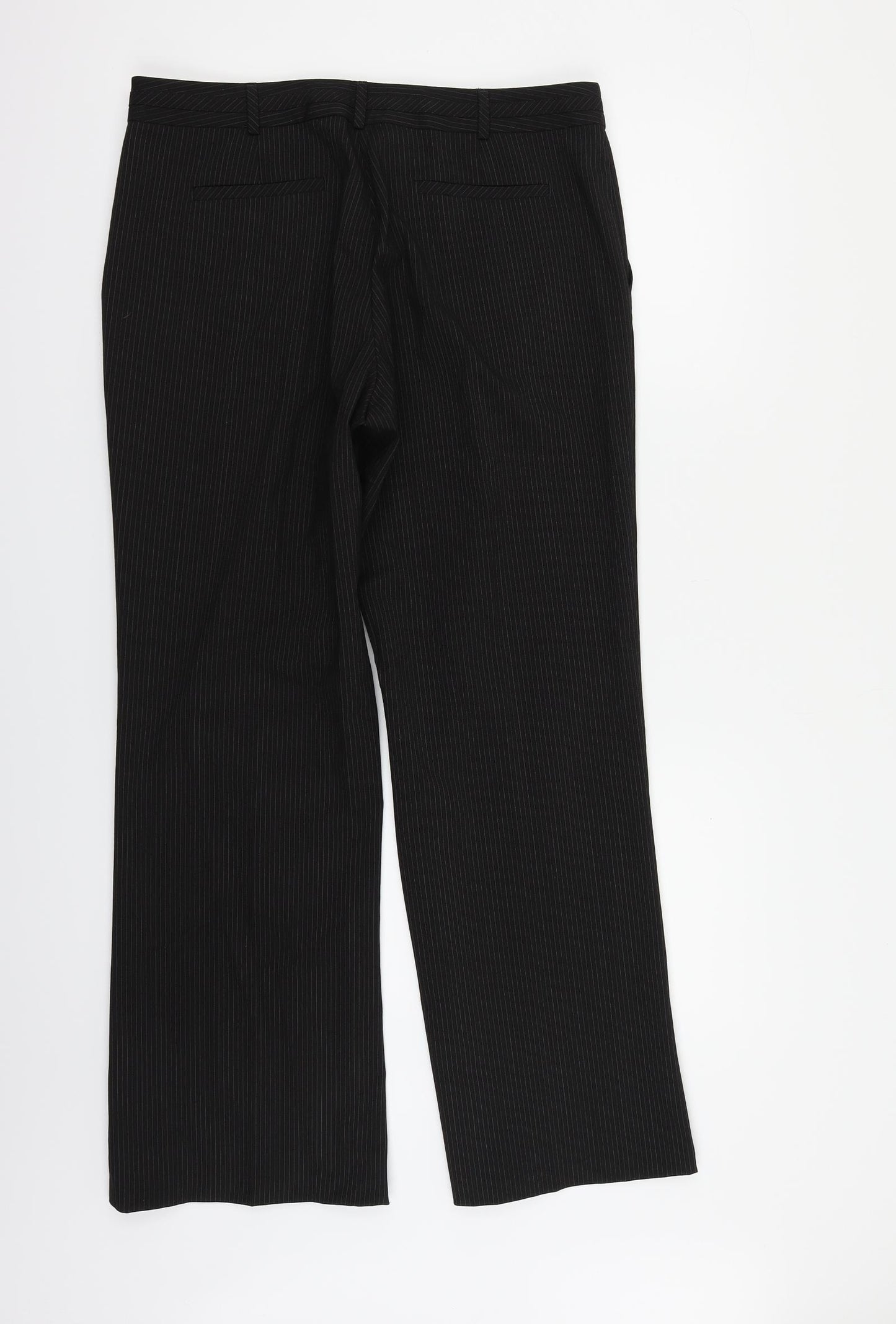 Marks and Spencer Womens Black   Trousers  Size 14 L33 in