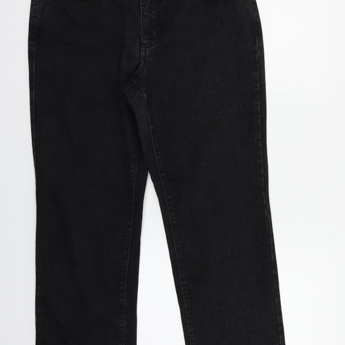 Sonoma Womens Black   Straight Jeans Size 12 L31 in