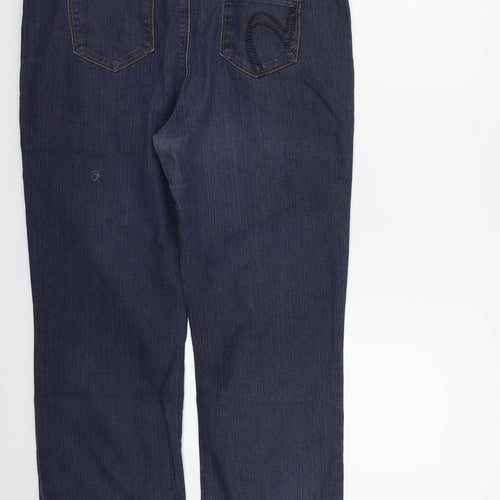 Per Una Womens Blue   Straight Jeans Size 14 L30 in