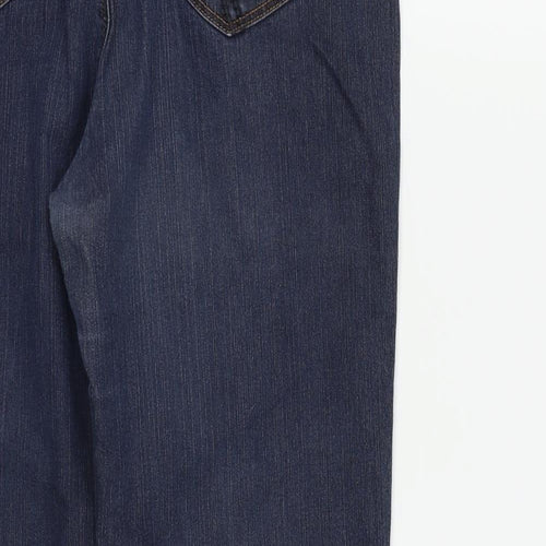 Per Una Womens Blue   Straight Jeans Size 14 L30 in