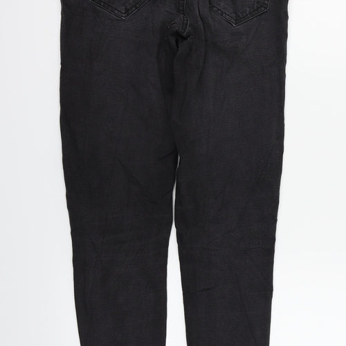 RESERVED Womens Black   Straight Jeans Size 38 in L32 in