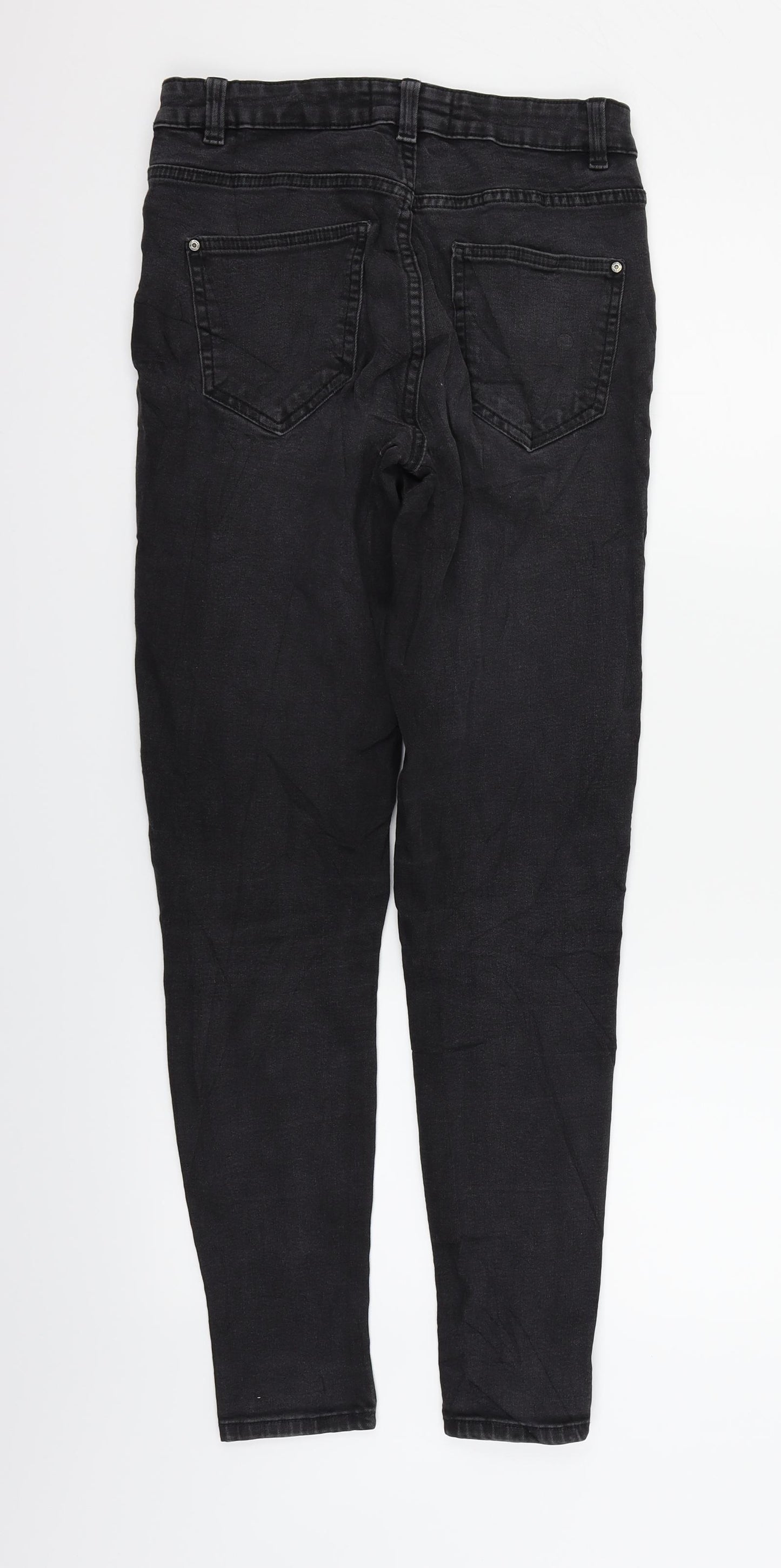 RESERVED Womens Black   Straight Jeans Size 38 in L32 in