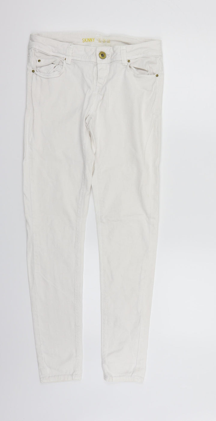 deniem & co Womens White   Skinny Jeans Size 8 L28 in