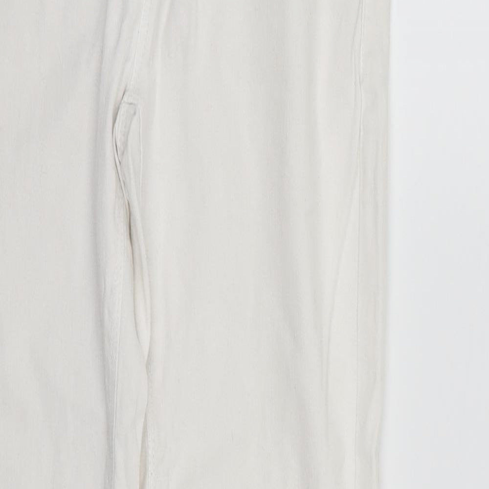 deniem & co Womens White   Skinny Jeans Size 8 L28 in