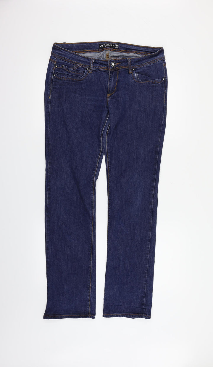 l&t jeans Womens Blue   Straight Jeans Size 35 in L28 in