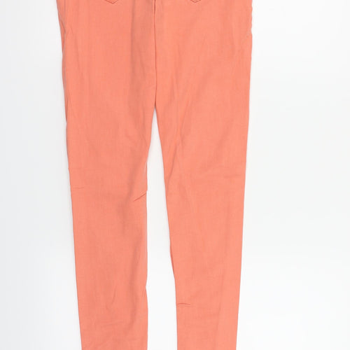Jack Wills Womens Orange   Straight Jeans Size 26 in L32 in