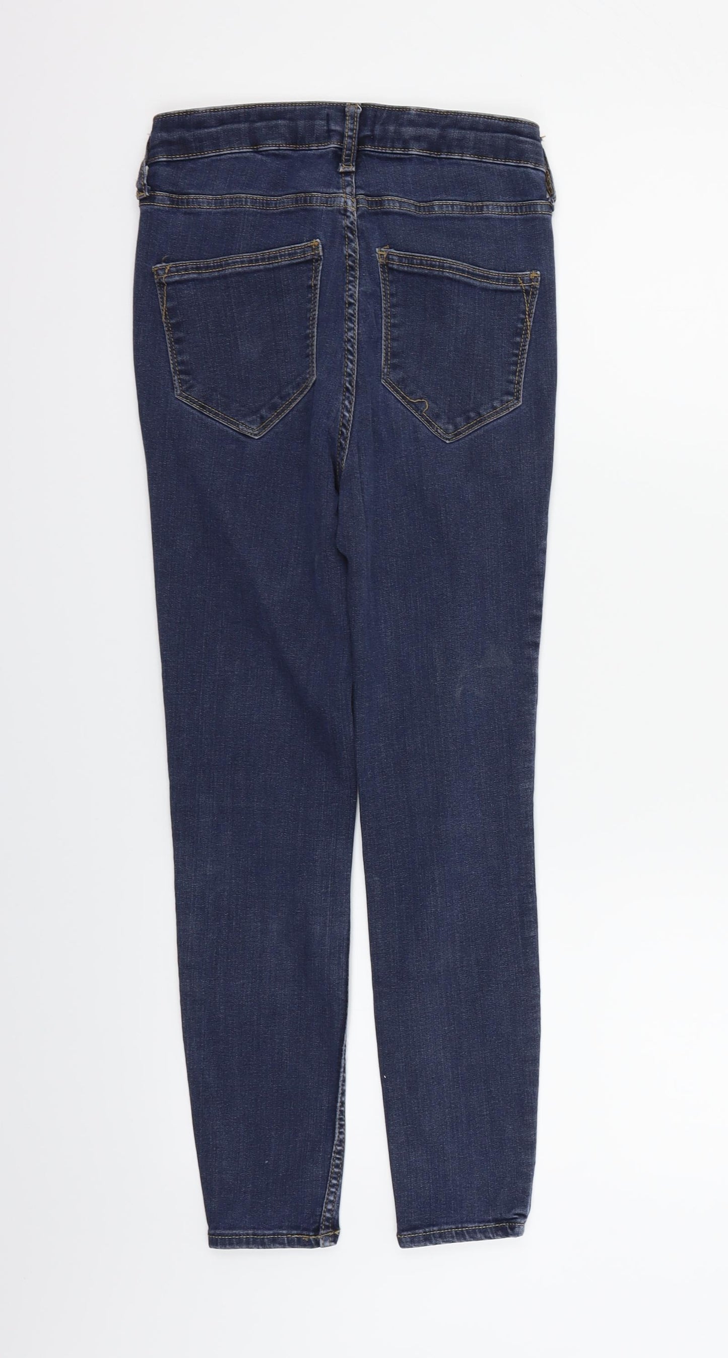 River Island Womens Brown   Straight Jeans Size 8 L26 in