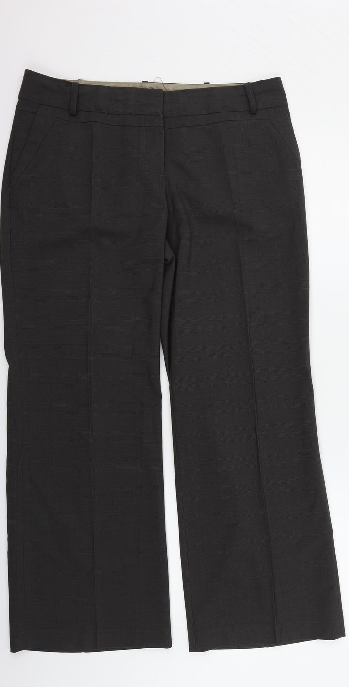 NEXT Womens Grey Trousers Size 14 L27 in