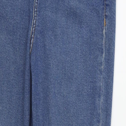 Topshop Womens Blue   Straight Jeans Size M L30 in