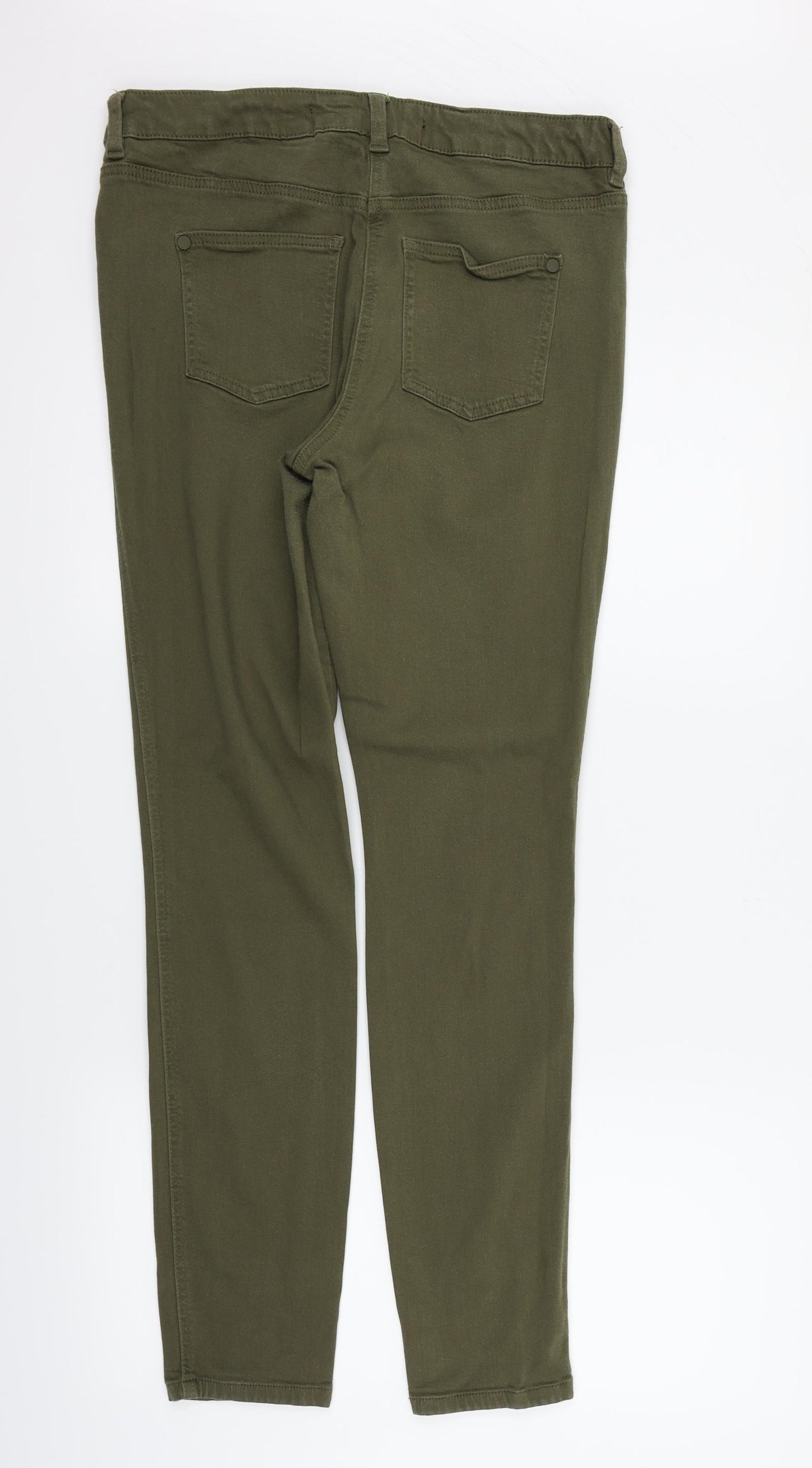 NEXT Womens Green   Trousers  Size 14 L28 in