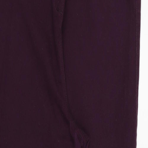 Papaya Womens Purple   Trousers  Size 16 L25 in