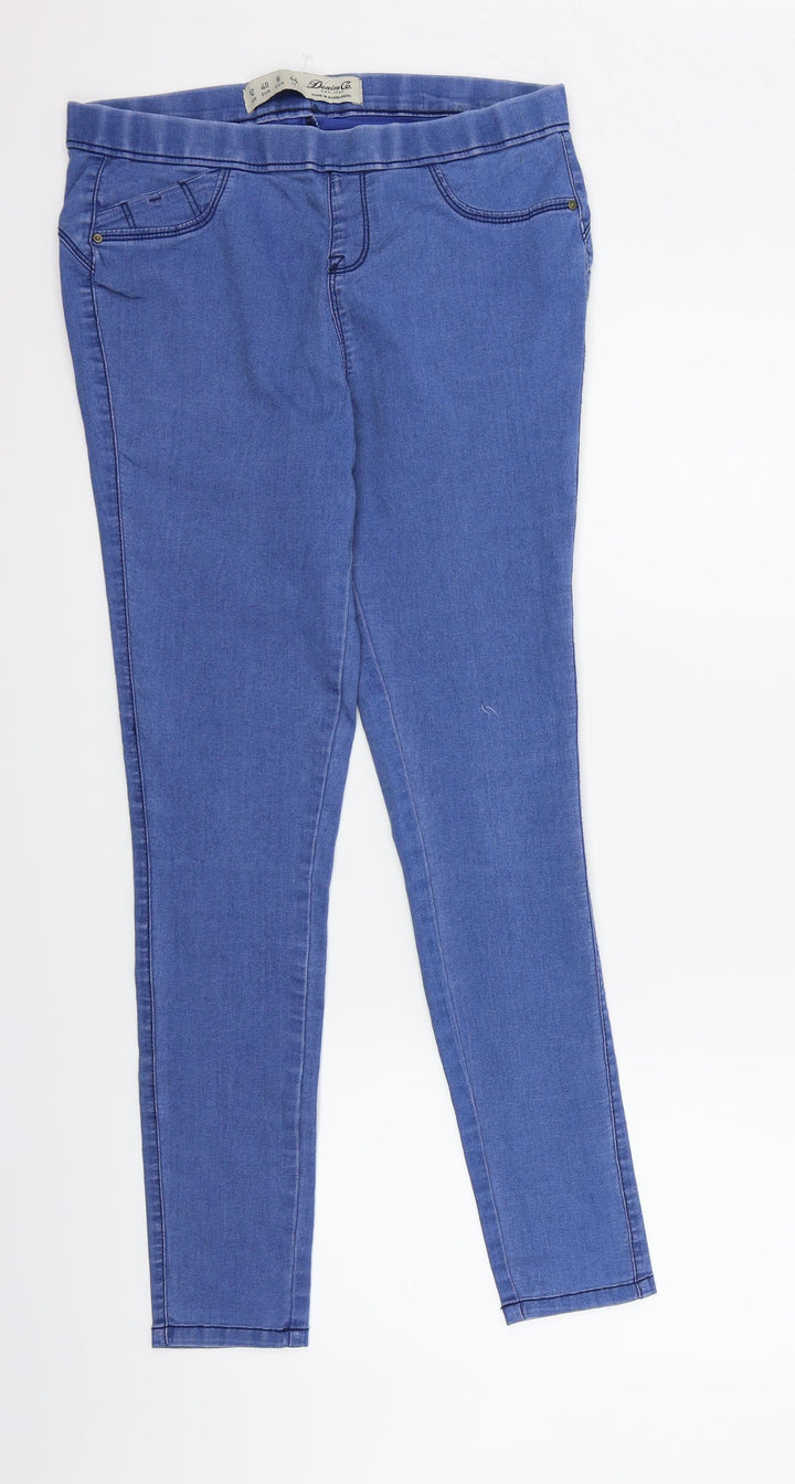 deniem & co Womens Blue   Straight Jeans Size 12 L28 in