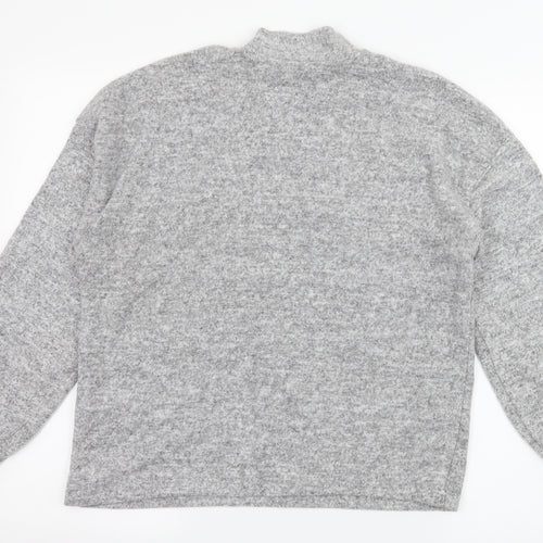 Stradivarius Womens Grey  Jersey Pullover Jumper Size M