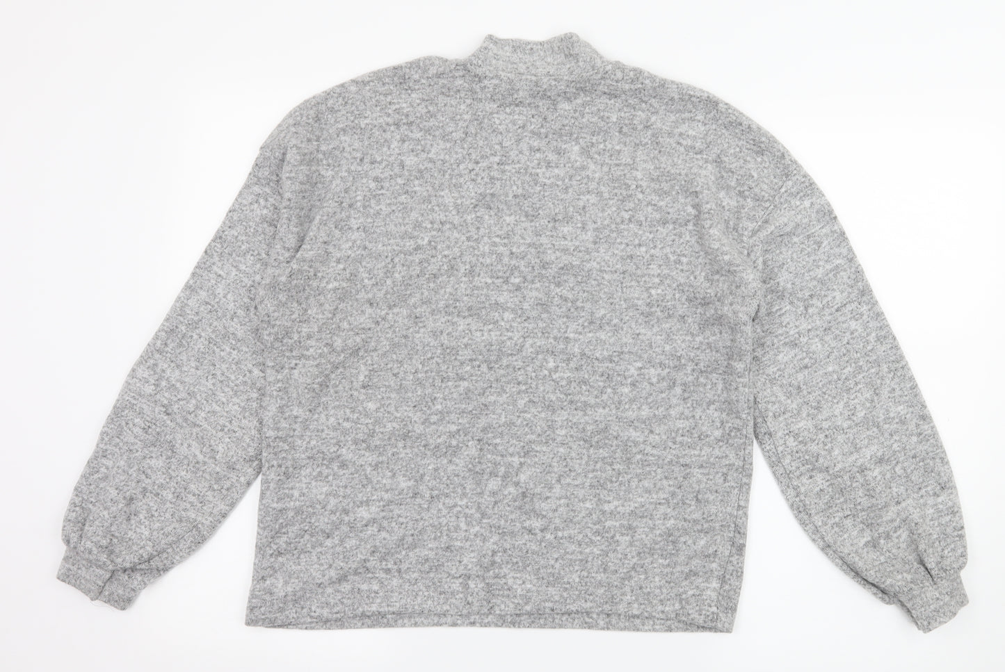 Stradivarius Womens Grey  Jersey Pullover Jumper Size M