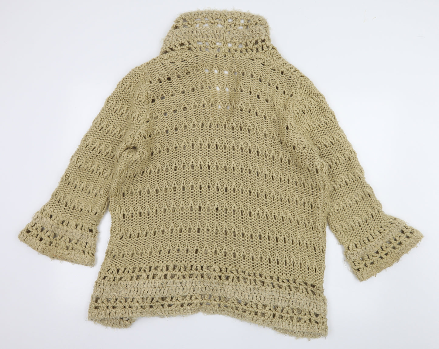 Limited Collection Womens Beige  Knit Cardigan Jumper Size 12
