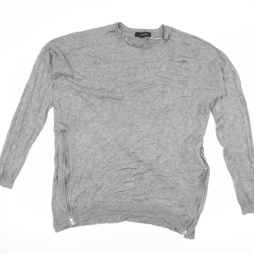 Atmosphere Womens Grey  Jersey Pullover Jumper Size 10