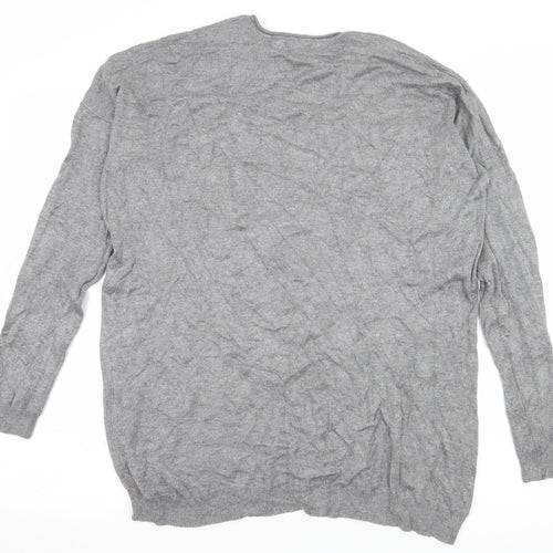 Atmosphere Womens Grey  Jersey Pullover Jumper Size 10