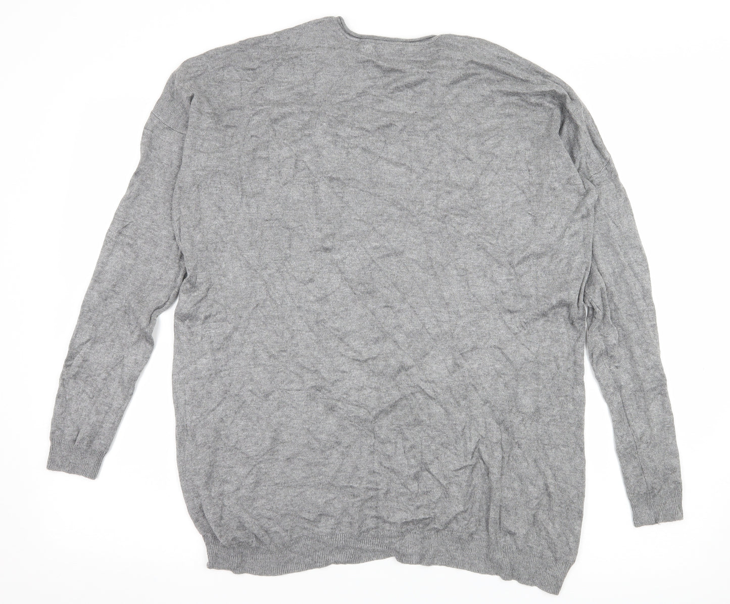 Atmosphere Womens Grey  Jersey Pullover Jumper Size 10