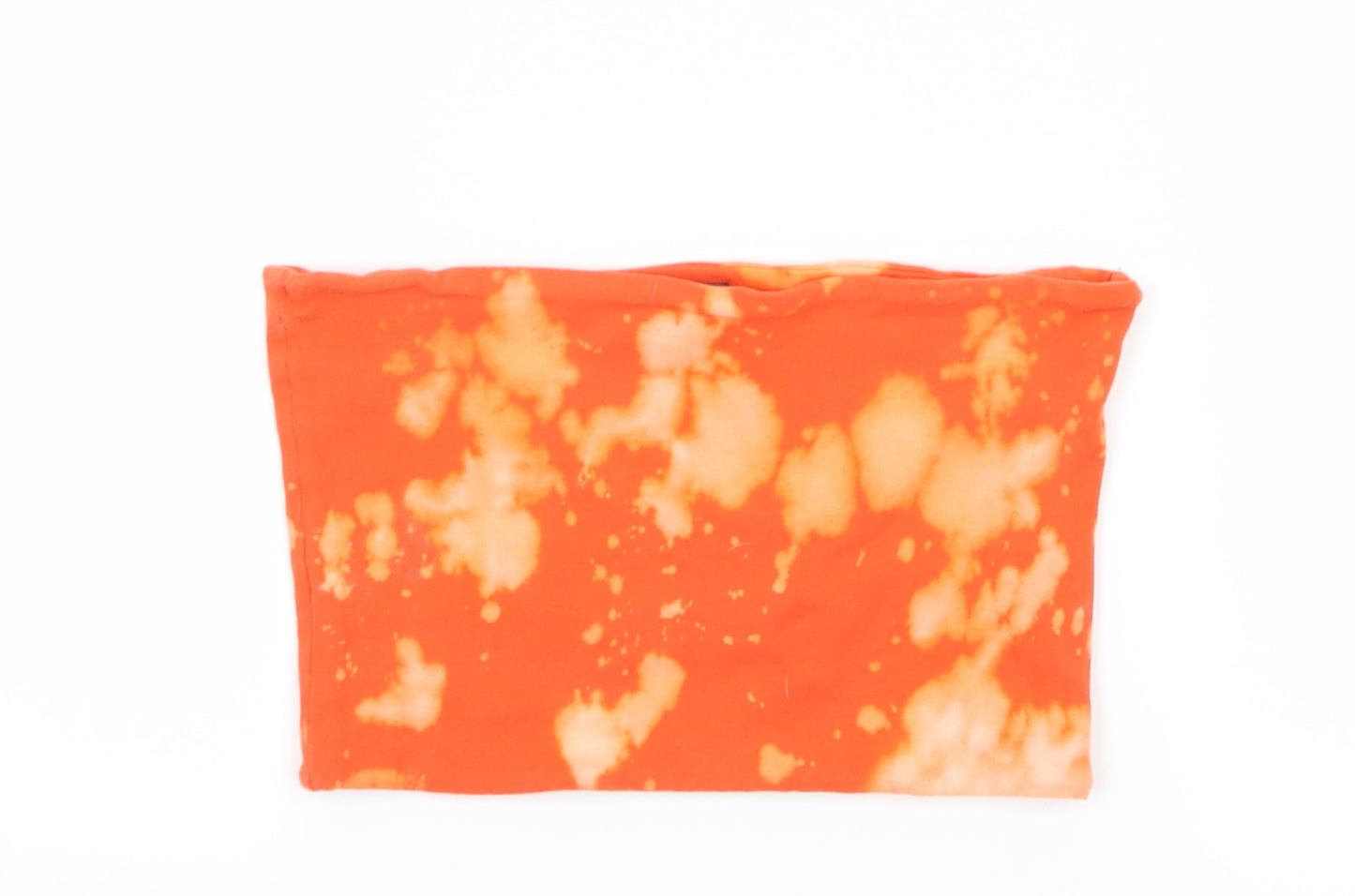 Topshop Womens Orange  Jersey Basic Tank Size 8  - Tie dye