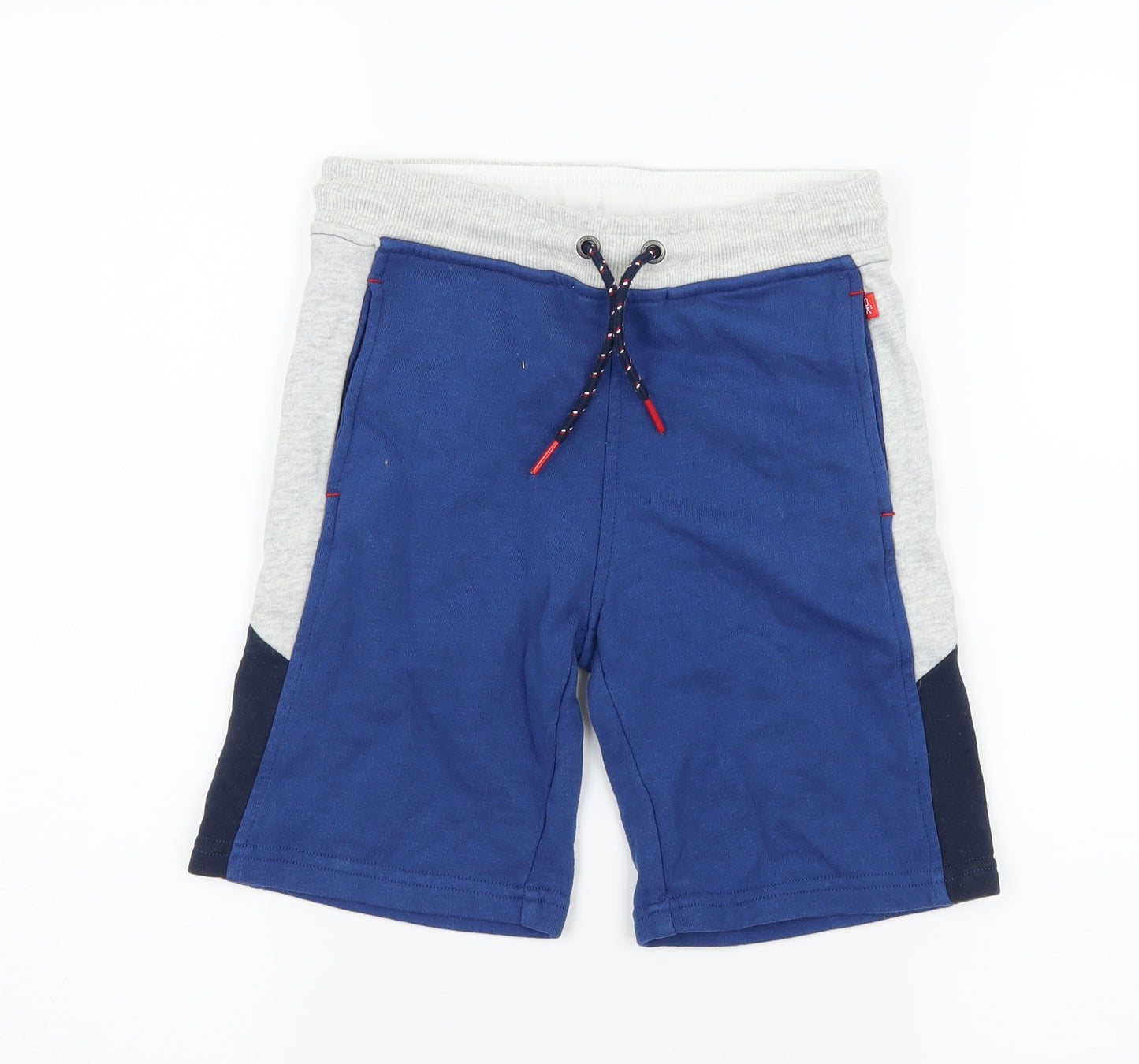 Okaïdi Boys Blue  Jersey Sweat Shorts Size 8 Years
