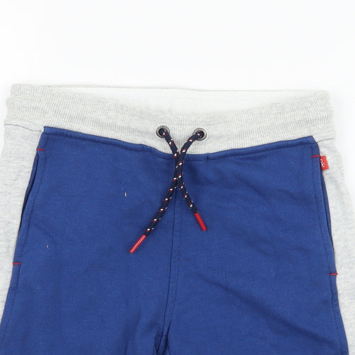 Okaïdi Boys Blue  Jersey Sweat Shorts Size 8 Years