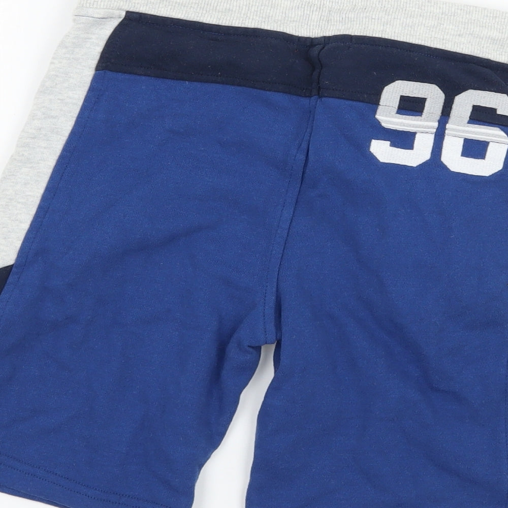 Okaïdi Boys Blue  Jersey Sweat Shorts Size 8 Years