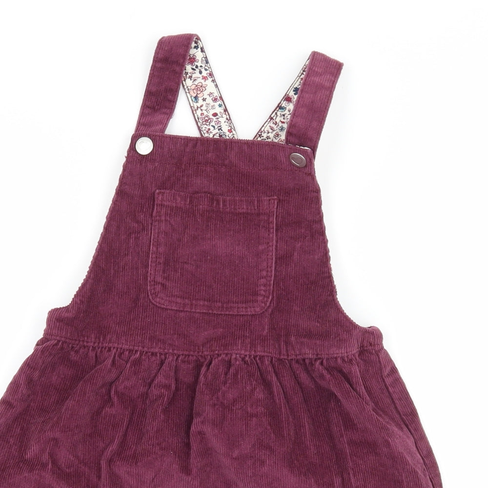 George Girls Pink  Corduroy Pinafore/Dungaree Dress  Size 5-6 Years